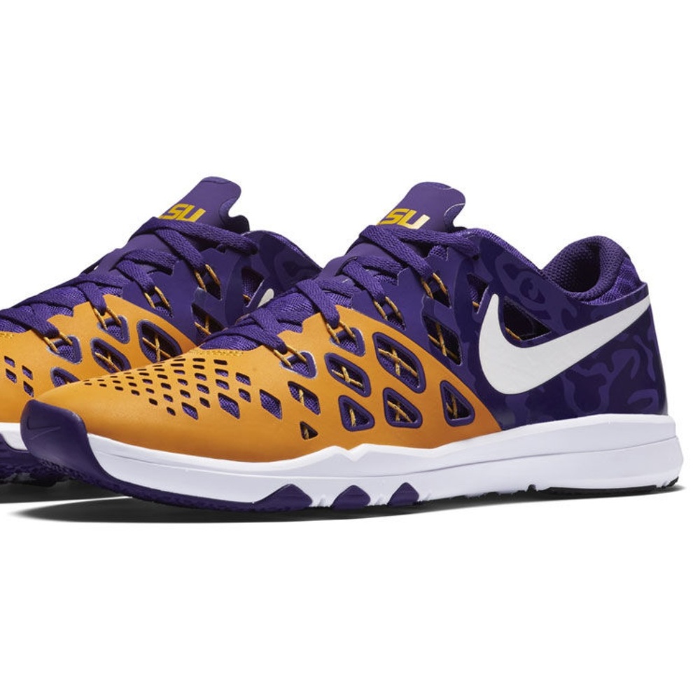 LSU TIGERS MENS 10.5 NIKE TRAIN SPEED 4